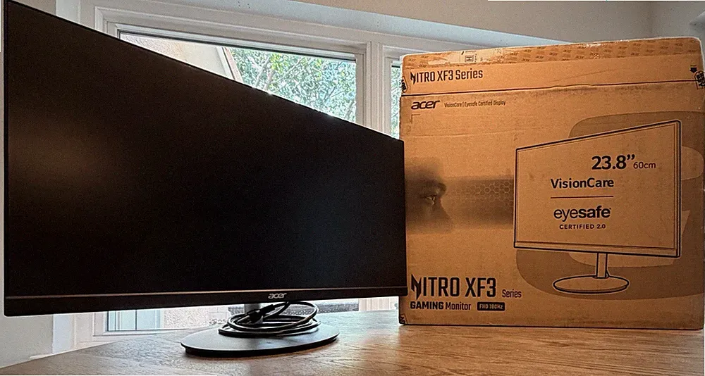 Acer - Nitro Gaming 23.8” IPS FHD 1080P 180Hz 0.5ms Premium Gaming Monitor