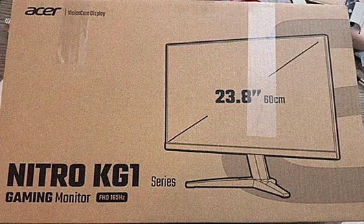 Acer Nitro KG241Y 23.8" FHD 165Hz 1ms LED Monitor HDMI/VGA Tiltable