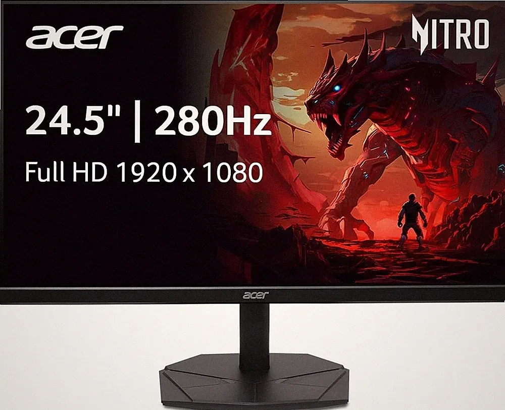 Acer Nitro KG251Q Z1biip Monitor 24.5" 16:9 250Nit 1ms Anti-Glare Refurbished