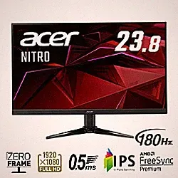 Acer Nitro QG1 23.8" IPS Gaming Monitor HDMI Included