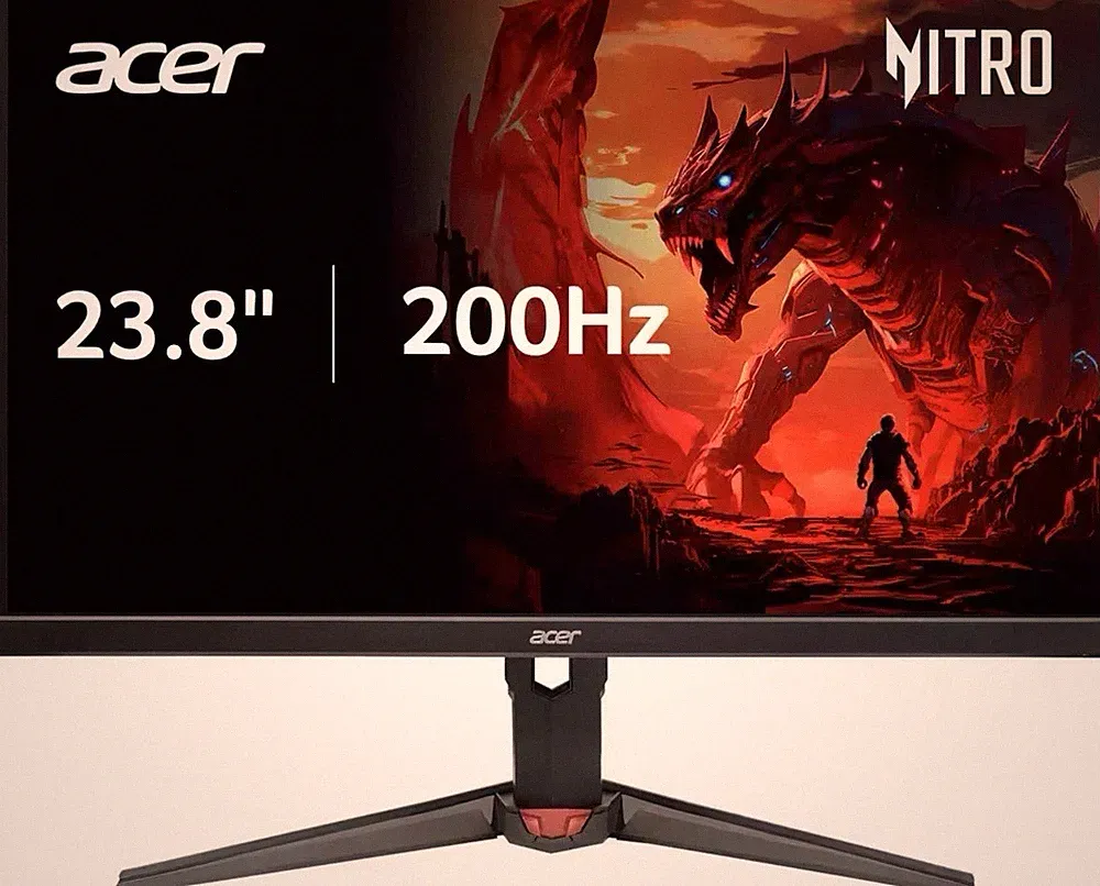 Acer - Nitro XV240Y 23.8" FHD 200Hz 0.5ms FreeSync Premium IPS Gaming Monitor