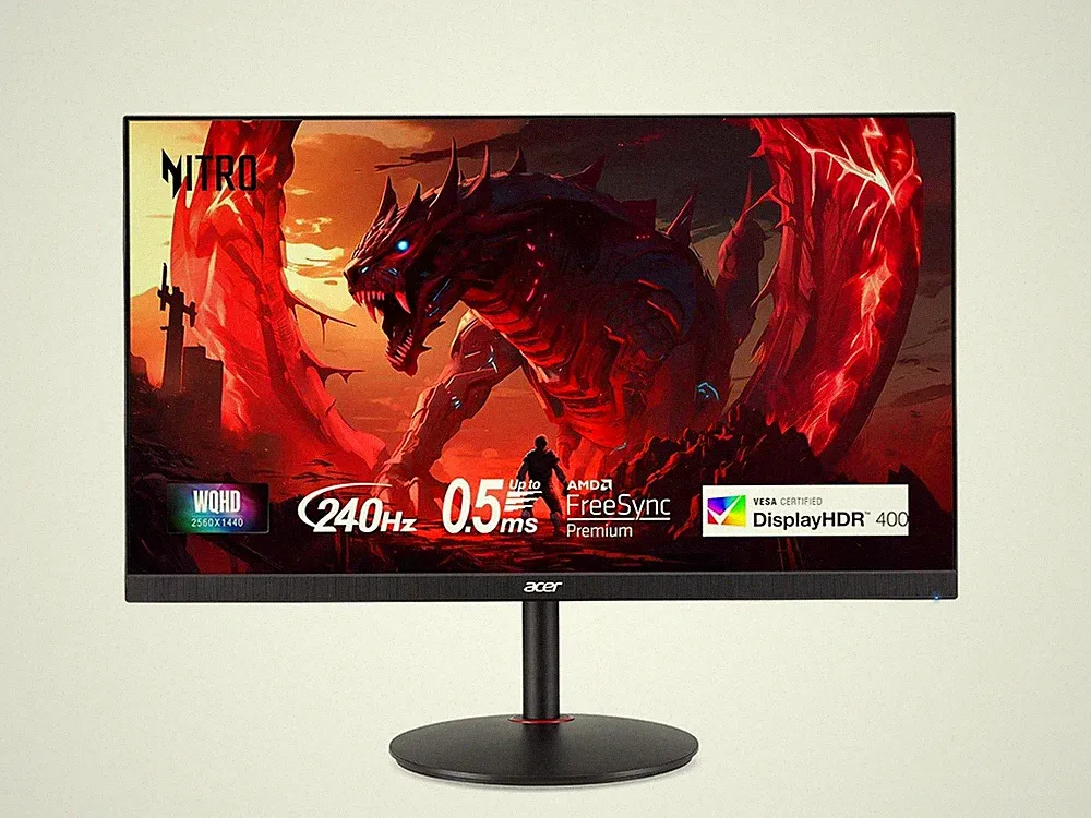 Acer Nitro XV272U W2bmiiprx 27" WQHD 240Hz Anti-glare Flat Panel Gaming Monito