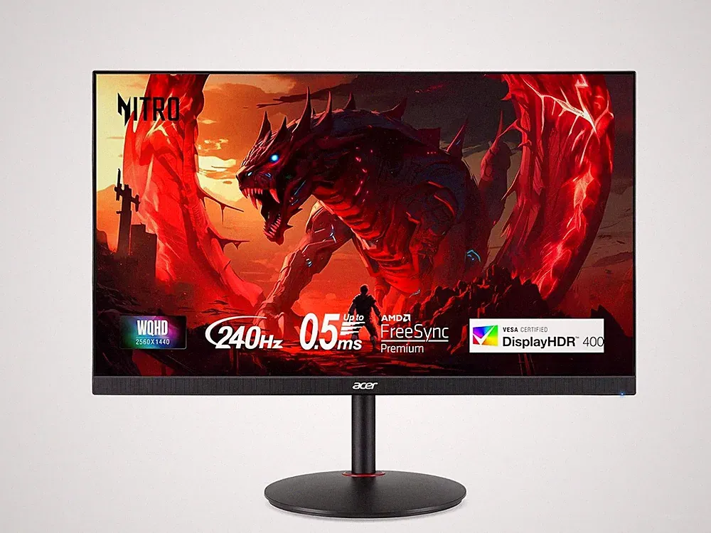 Acer Nitro XV272U W2bmiiprx 27" WQHD 240Hz Anti-glare Flat Panel Gaming Monito