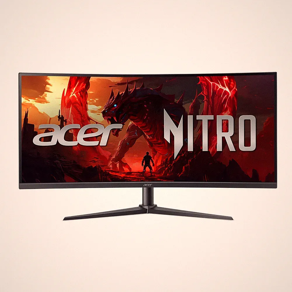 Acer Nitro XZ340CUR W0BMIIPHX 34" QHD 1 ms 240 Hz 250 Nit Curved Gaming Monitor