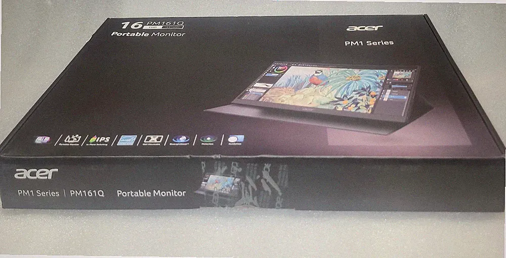 Acer PM161Q 15.6" 1920x1080 60Hz Portable LCD IPS Full HD Monitor UMZP1AAC02 NEW