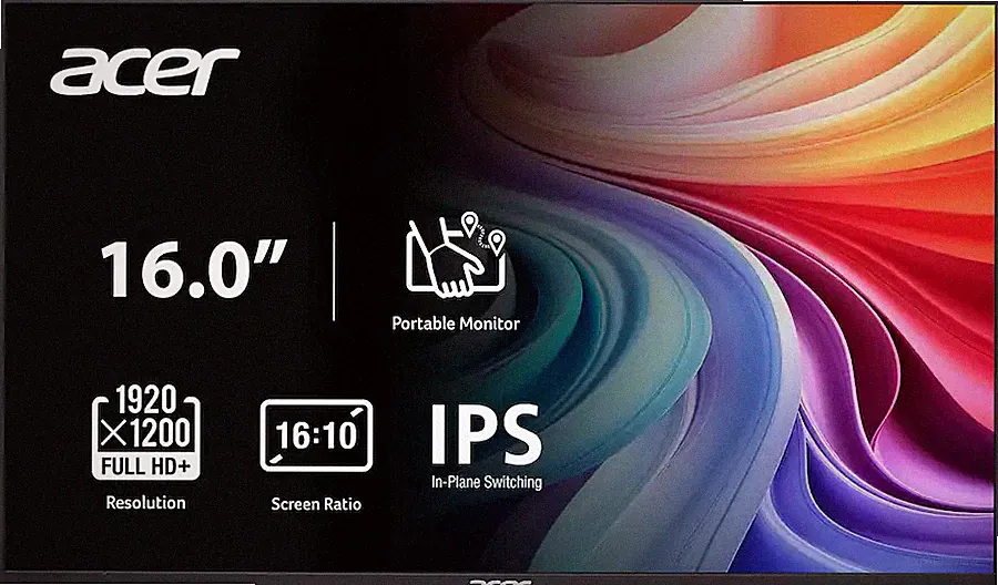 Acer Portable Monitor 16” IPS USB-C Display