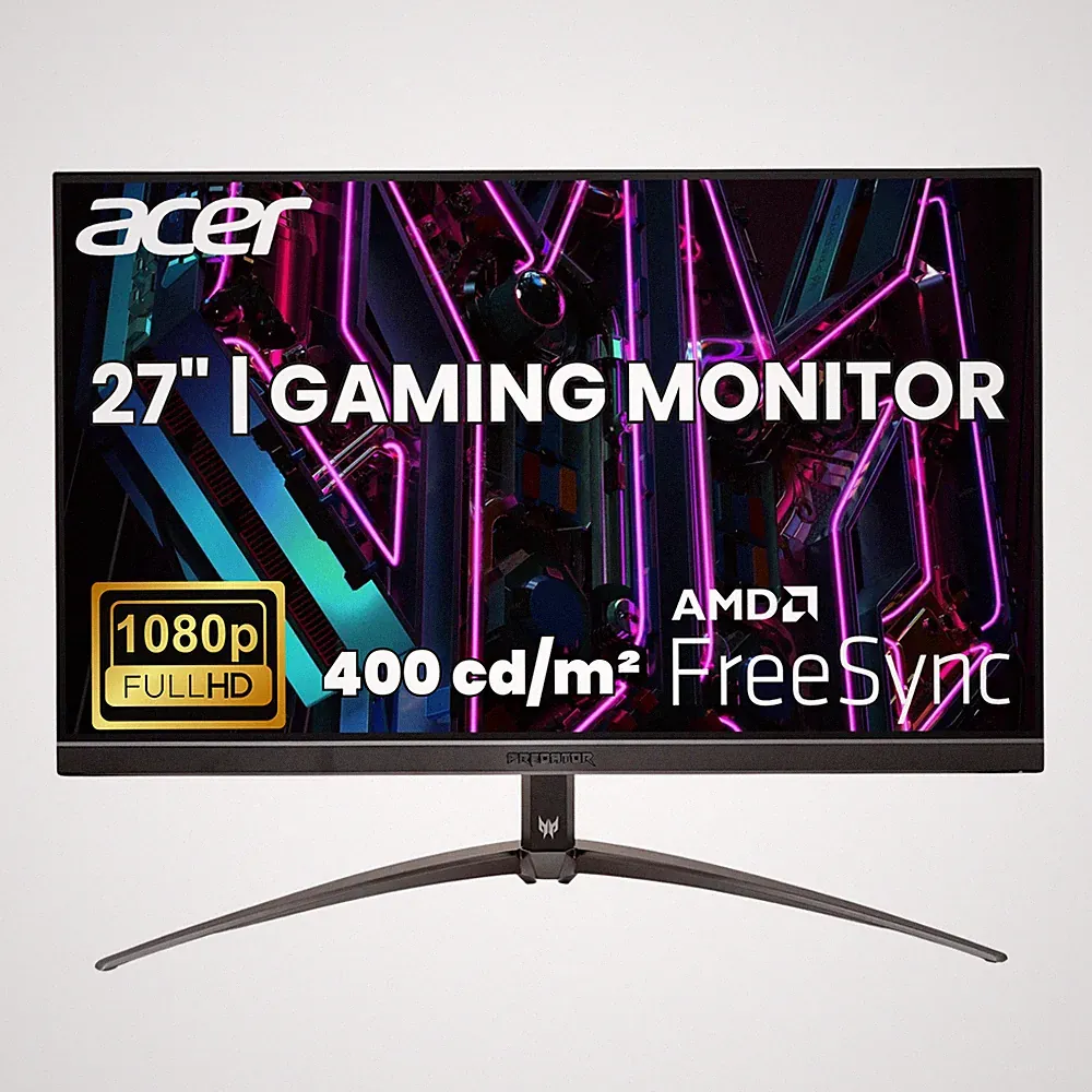 Acer Predator 27" Gaming Monitor 1080p 160Hz 1ms XB273 Z3bmiiprx Refurbished