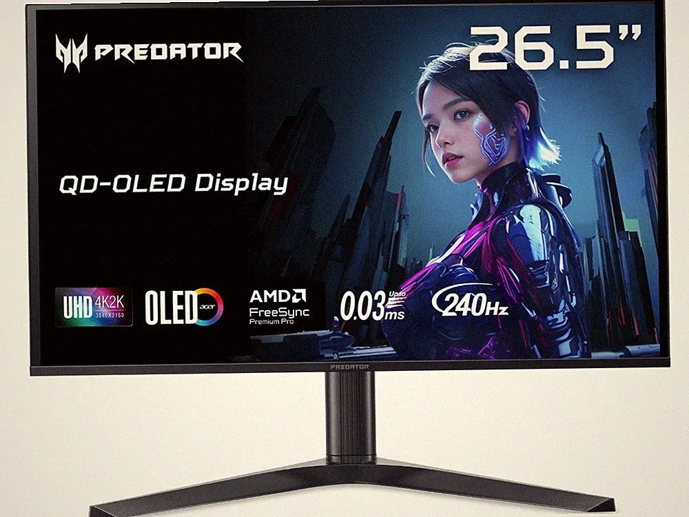 Acer Predator 27 inch UHD 4K 240Hz AMD FreeSync Premium Pro & G-Sync Compatible