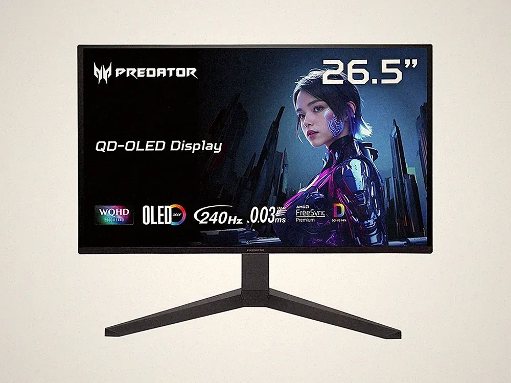 Acer Predator 27 inch WQHD 2K 1440P 240Hz AMD FreeSync Premium 240Hz OLED