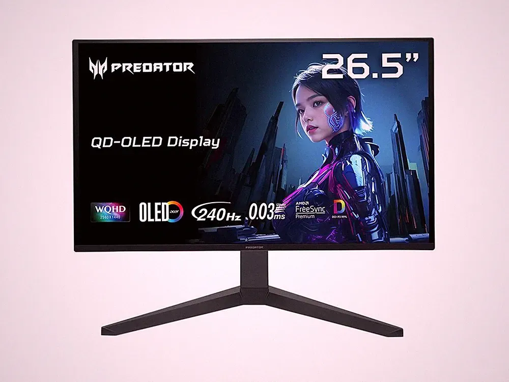 Acer Predator 27 inch WQHD 2K 1440P 240Hz AMD FreeSync Premium 240Hz OLED Gamin