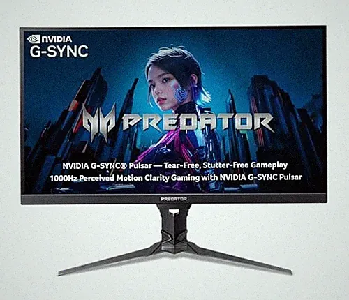 ACER PREDATOR 27" QHD 2560X1440 IPS 360HZ GAMING MONITOR XB273U - MATTE BLACK