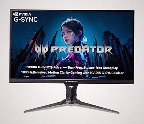 ACER PREDATOR 27" QHD 2560X1440 IPS 360HZ GAMING MONITOR XB273U - MATTE BLACK