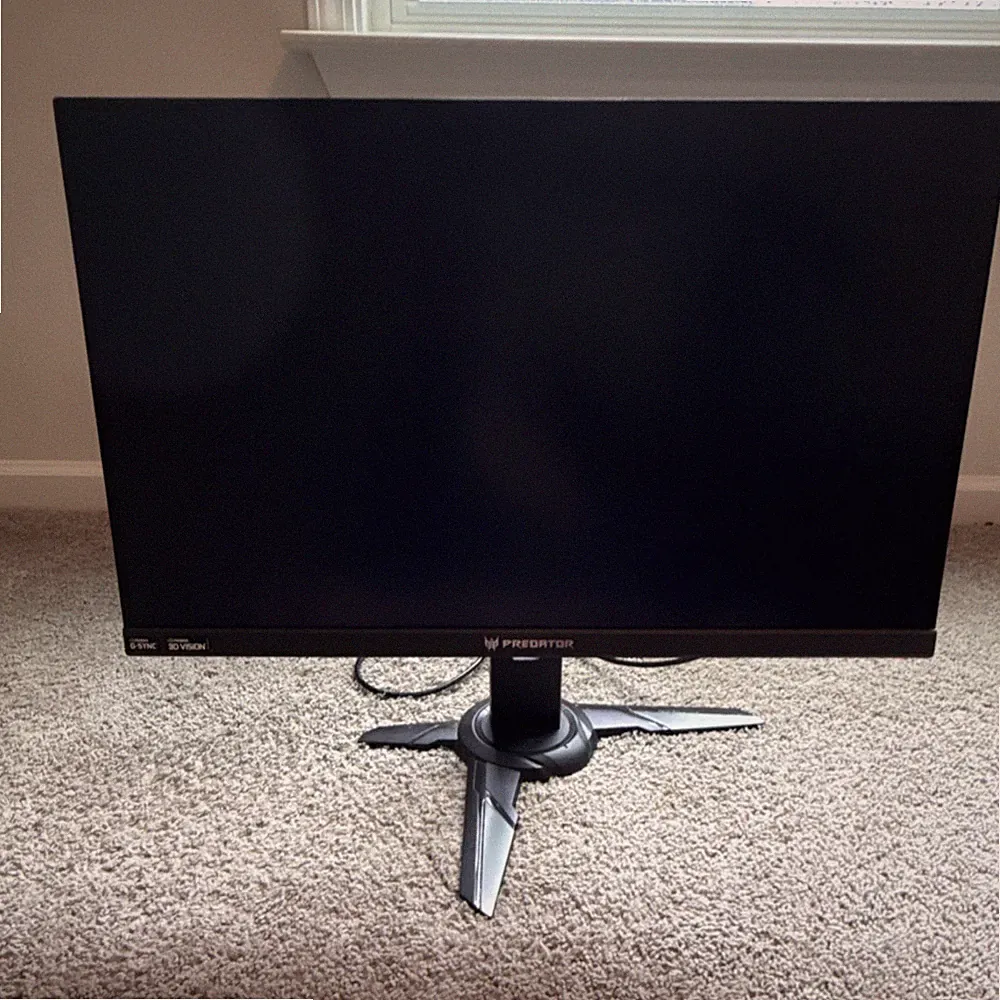 Acer Predator XB272 27” 240Hz 1ms Gaming Monitor NVIDIA G-SYNC 1080p Black