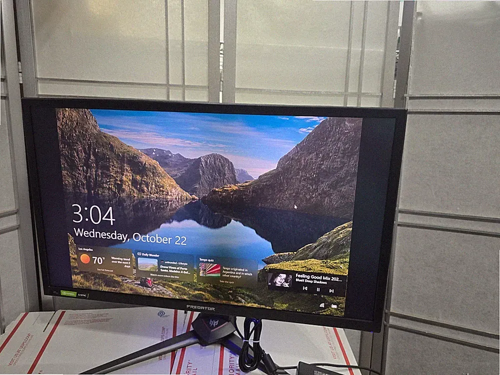 Acer Predator XB273K V3 27" 4K UHD Gaming Monitor 160Hz * Dark SHADOW* AS IS