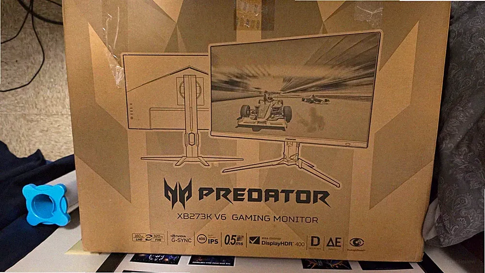 Acer Predator XB273K V6 27in IPS 4K160Hz & FHD320hz 0.5ms Gaming Monitor Black
