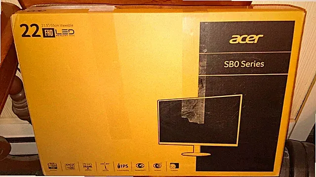 Acer SB0 Series 22" IPS FHD 1920x1080 16:9 HDMI Widescreen Flickerless *Unopened