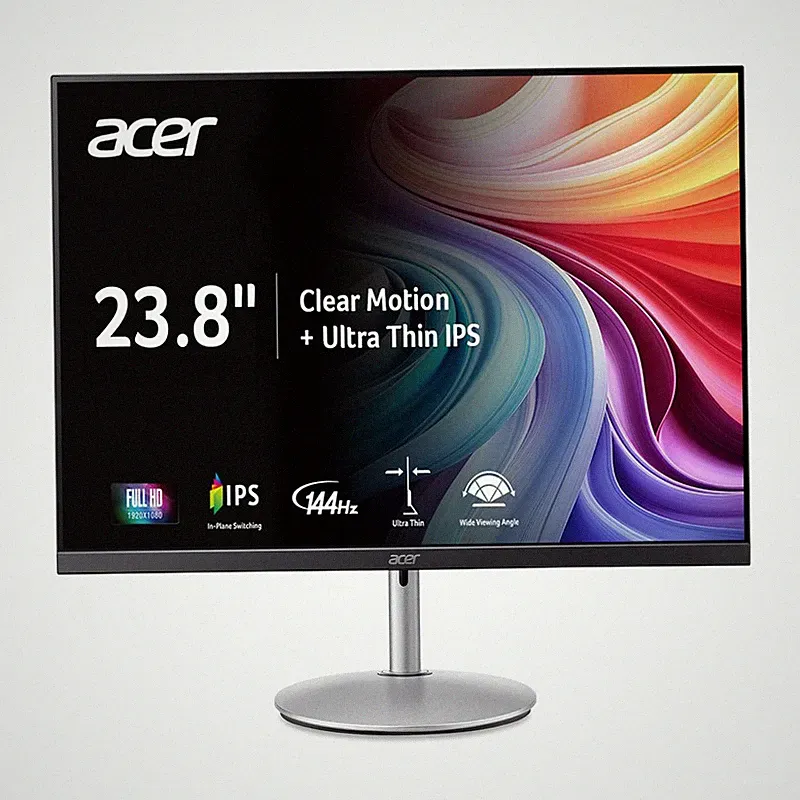 Acer Sh243Y P1Si 23.8 Ips Full Hd 1920 X 1080 Zero-Frame Gaming Office Monitor