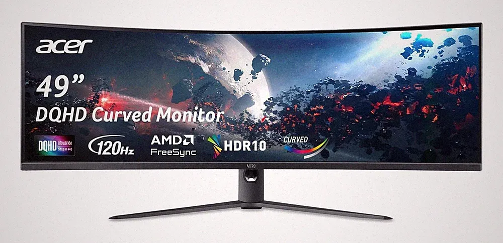 Acer UM.SE1AA.001 Nitro EI491CUR 49" Gaming Monitor 32:9 Black