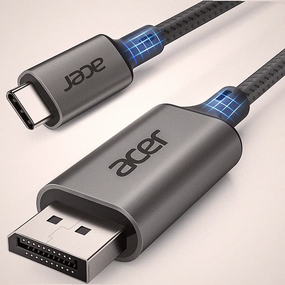 acer USB C to DisplayPort Cable 10FT (4K@60hz 2K@165Hz), Type-C to DisplayPort C