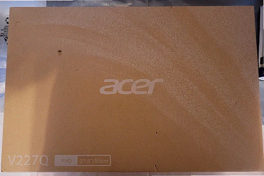 Acer V227Q Hbmipx 21.5" Full HD LED Monitor 16:9 Black NEW W/ Built in Speakers
