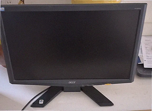 Acer X193W + bd LCD Monitor Manufactured In 2008 Tested & Works 19 Inch
