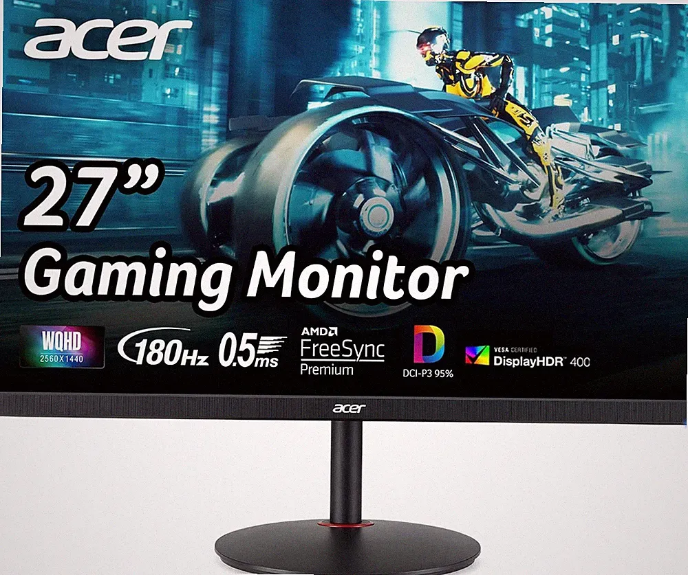 Acer XV272U V3 27" 2560x1440 180Hz 350Nit 1ms IPS HDMI DP 100x100 Refurbished