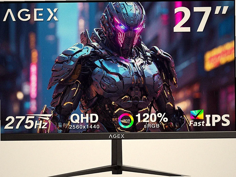 AG27QS 27" 2K QHD 2560x1440 275Hz 1ms IPS Gaming Monitor, HDMI x 2, DP x 1