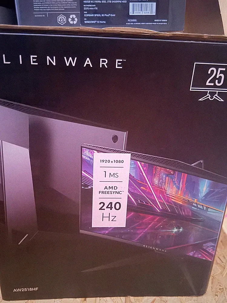 Alienware 240Hz Gaming Monitor (2019) – 1080p – Works Perfectly