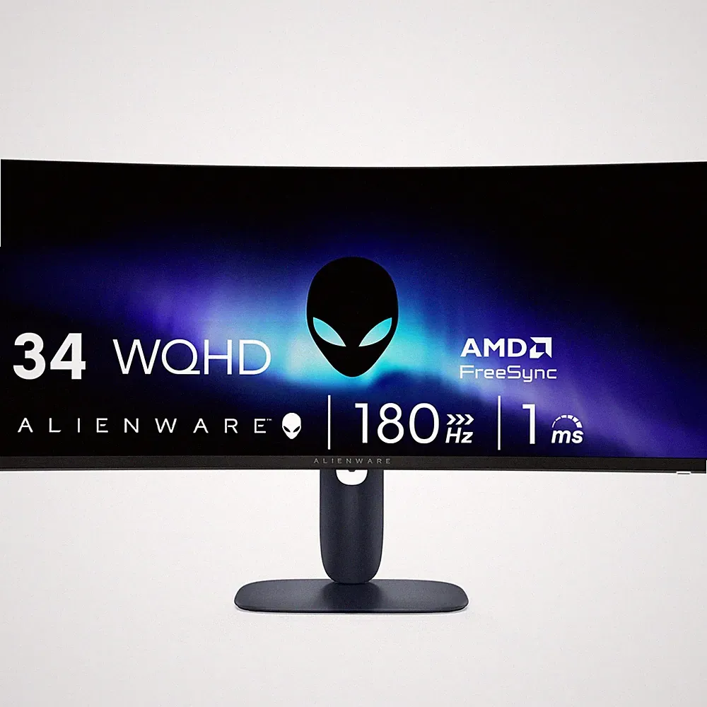 Alienware 34 Curved Gaming Monitor AW3425DWM 180Hz 1ms WQHD 34-inch Display VESA