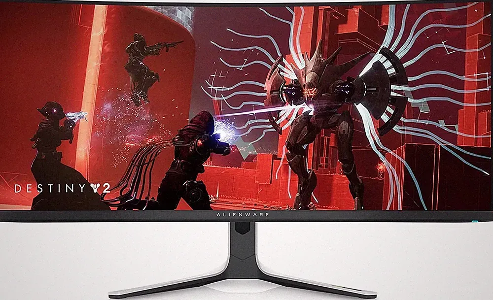Alienware 34 Inch Curved PC Gaming Monitor, 3440 x 1440p Resolution, Quantum Dot