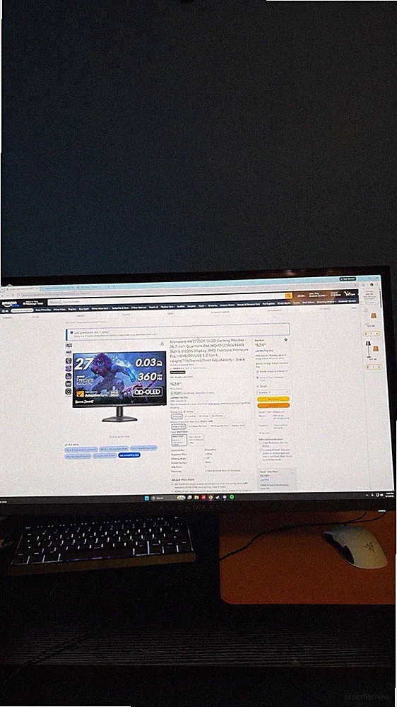 Alienware AW2725DF OLED Gaming Monitor - 26.7 inch - (2560x1440) - 360hz -0.03Ms
