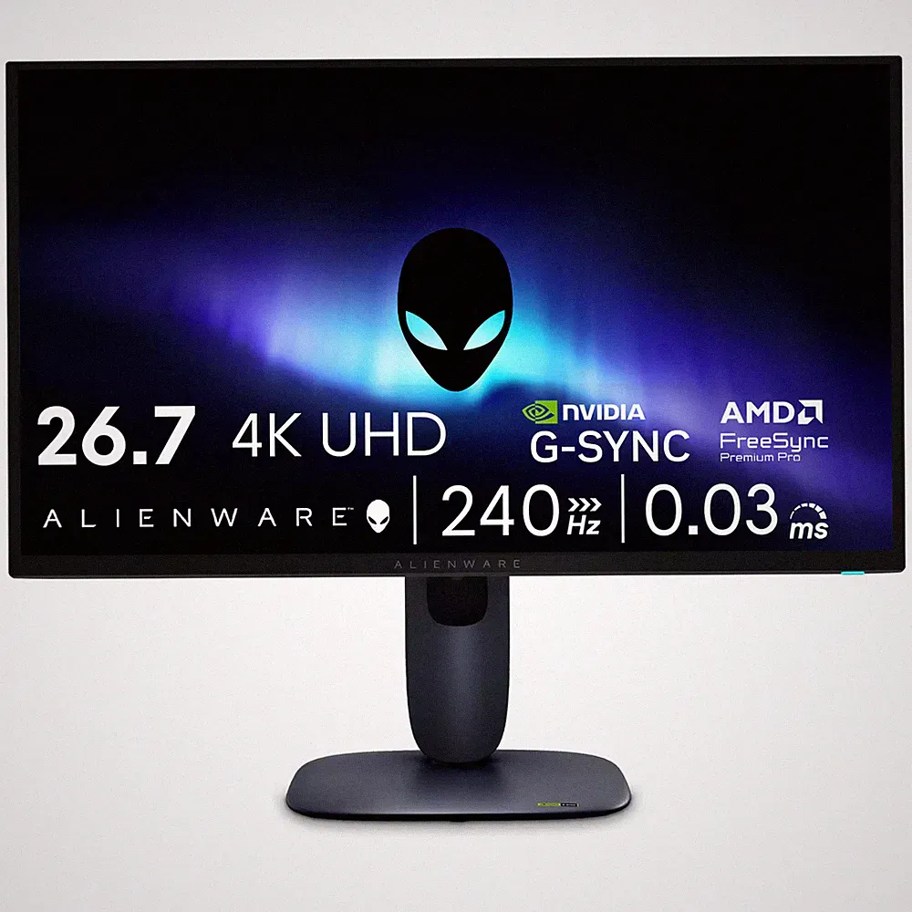 Alienware - AW2725Q 26.7" QD-OLED 4K UHD 240Hz 0.03-ms FreeSync Premium Pro G...