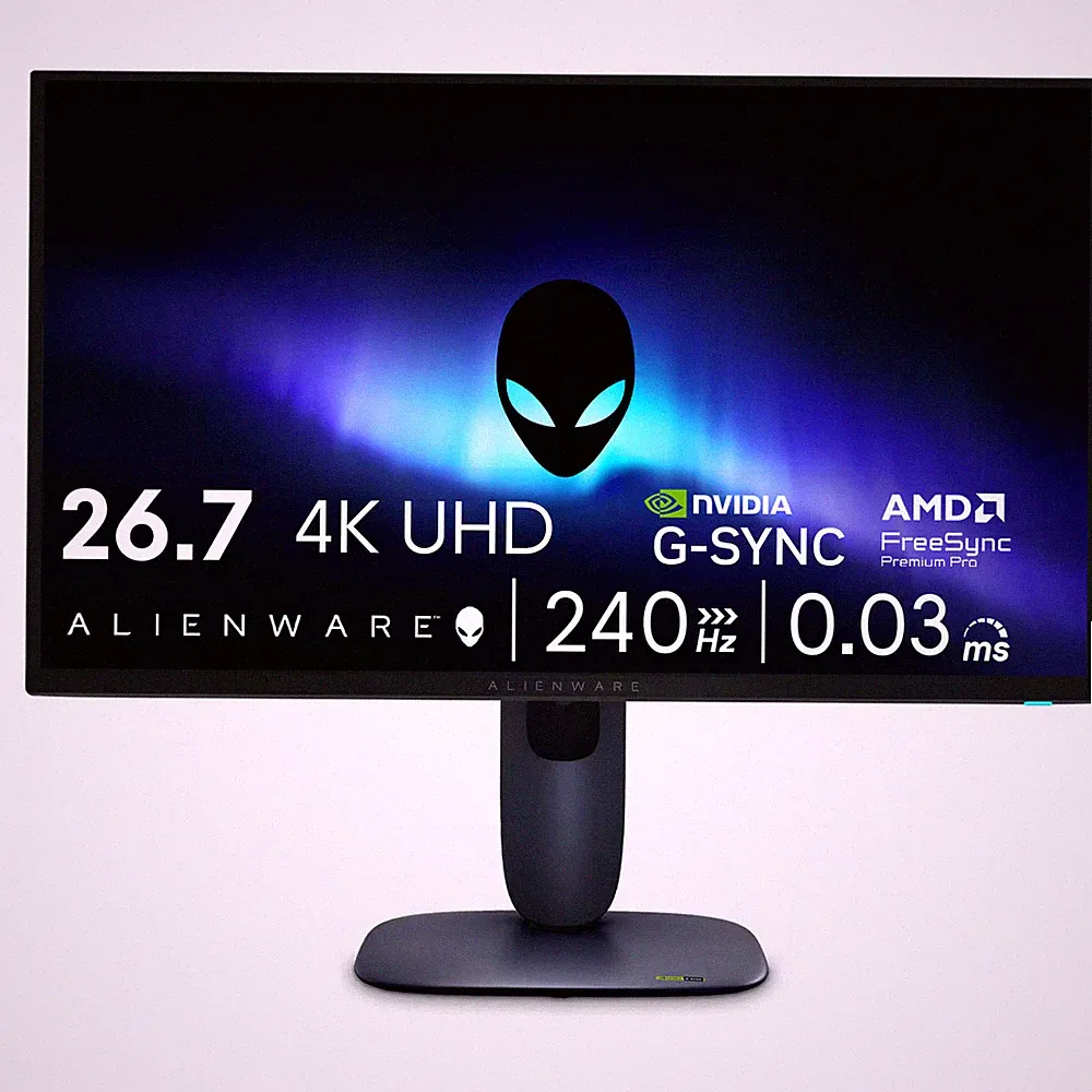 Alienware - AW2725Q 26.7" QD-OLED 4K UHD 240Hz 0.03-ms FreeSync Premium Pro G...