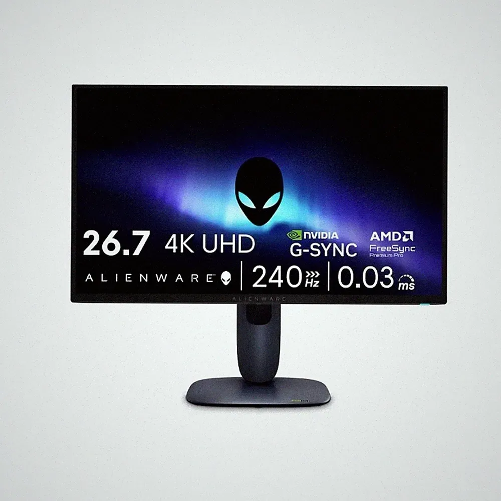 Alienware - AW2725Q 26.7" QD-OLED 4K UHD 240Hz 0.03-ms FreeSync Premium Pro G-SY