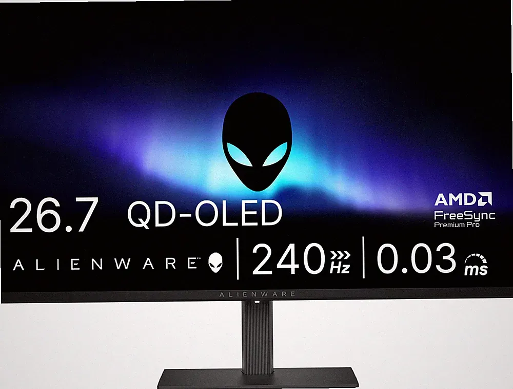 Alienware - AW2726DM 27" QD-OLED QHD 240Hz 0.03ms FreeSync Premium Pro Gaming...
