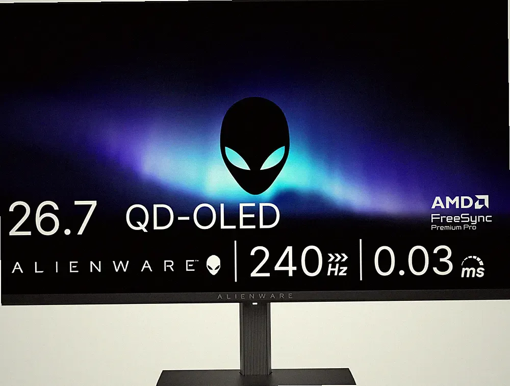 Alienware - AW2726DM 27" QD-OLED QHD 240Hz 0.03ms FreeSync Premium Pro Gaming...