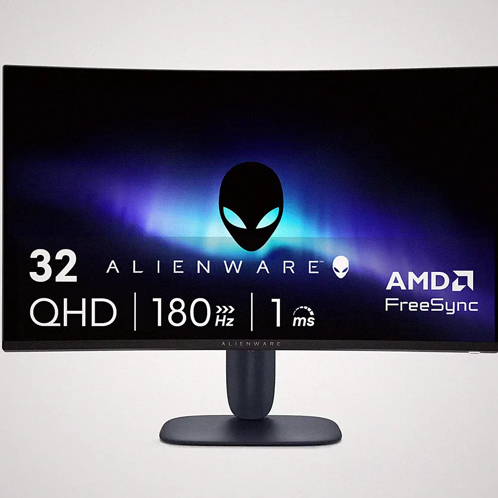 Alienware - AW3225DM 32" VA LED Curved QHD 180Hz 1ms FreeSync Gaming Monitor...