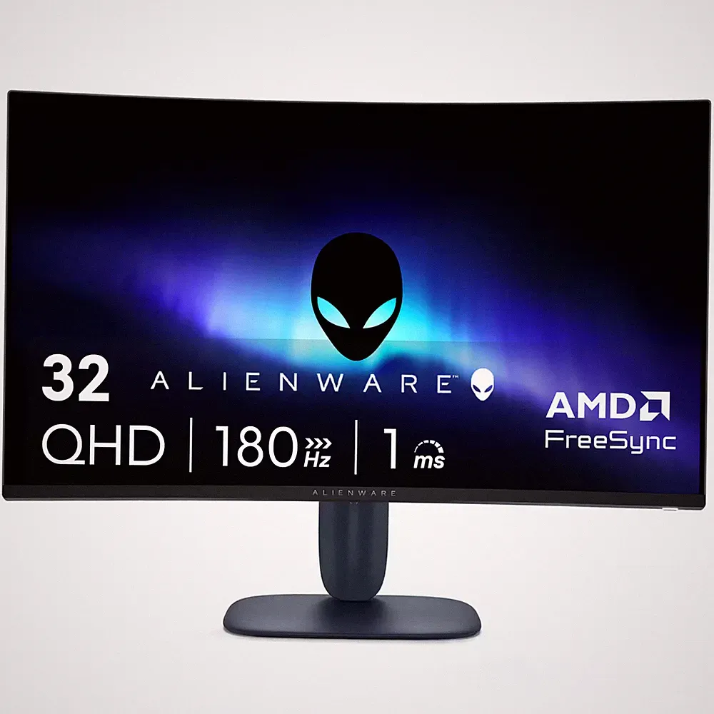 Alienware - AW3225DM 32" VA LED Curved QHD 180Hz 1ms FreeSync Gaming Monitor...