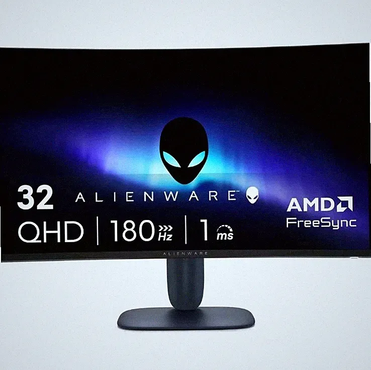 Alienware - AW3225DM 32" VA LED Curved QHD 180Hz 1ms FreeSync Gaming Monitor New