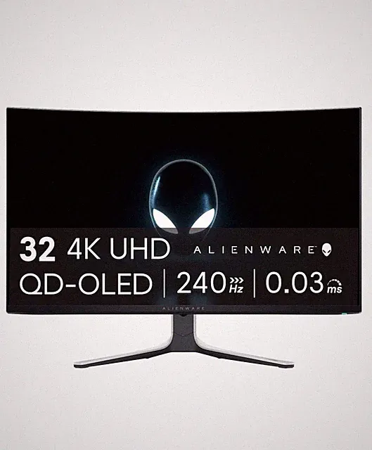 Alienware AW3225QF 32" OLED Curved 4K UHD 240Hz G-SYNC 0.03ms