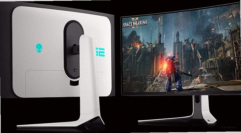 Alienware AW3225QF 32" OLED Curved Gaming Monitor 240Hz 4K White