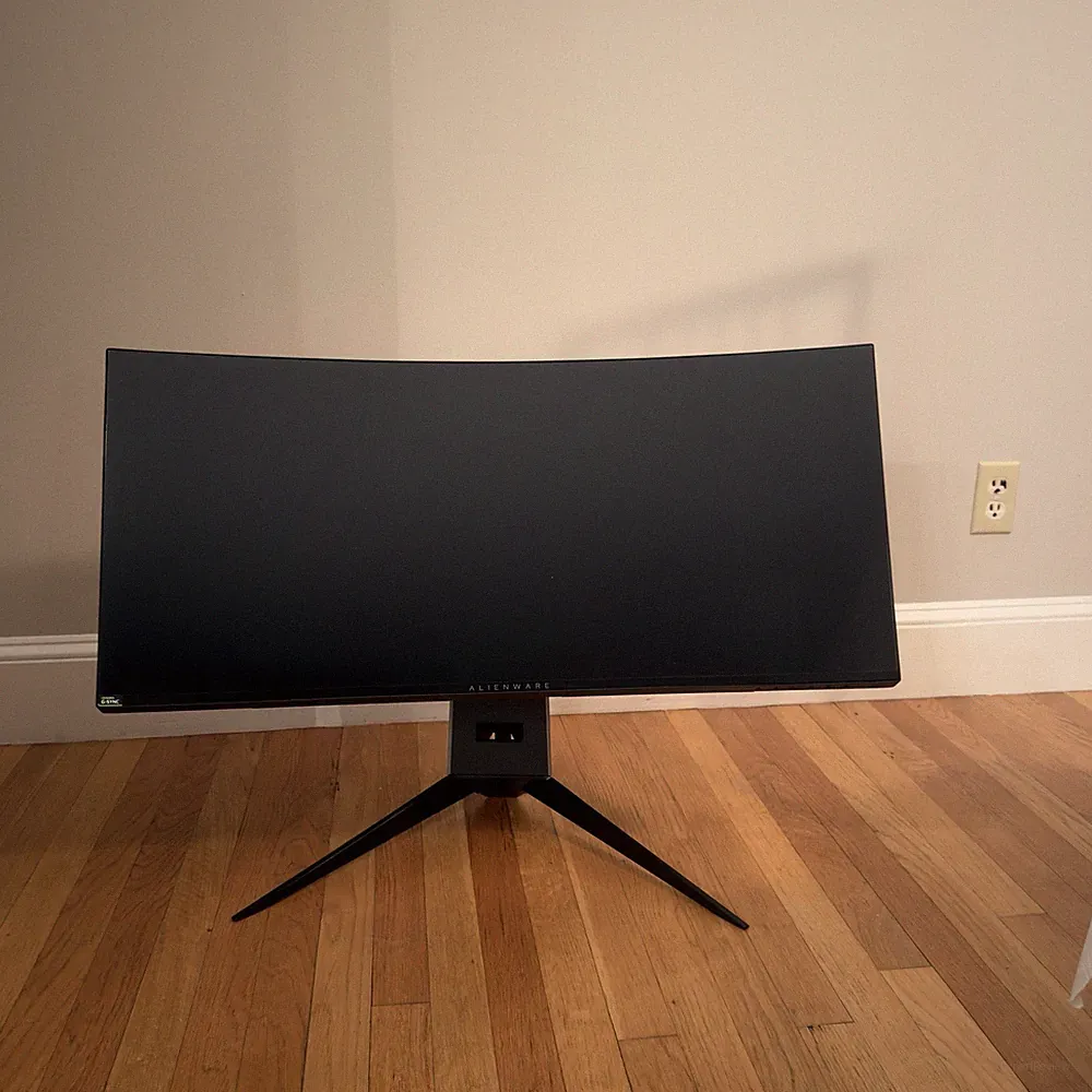 Alienware AW3418DW Curved 34" Gaming Monitor LCD 3440x1440 120Hz Black