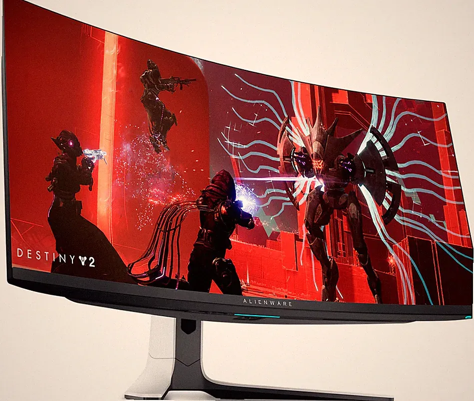 Alienware AW3423DW 34" 175Hz 21:9 Quantum Dot OLED Monitor - White