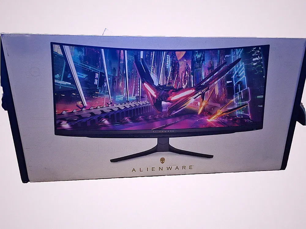 Alienware - AW3423DWF 34" Quantum Dot OLED Curved Ultrawide Gaming Monitor -...