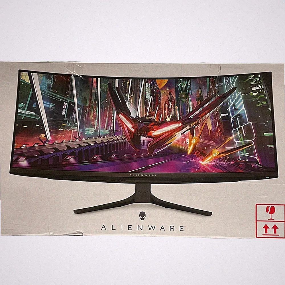 Alienware AW3423DWF Curved QD-OLED Gaming 34" Monitor w/ ISSUE #IS2493