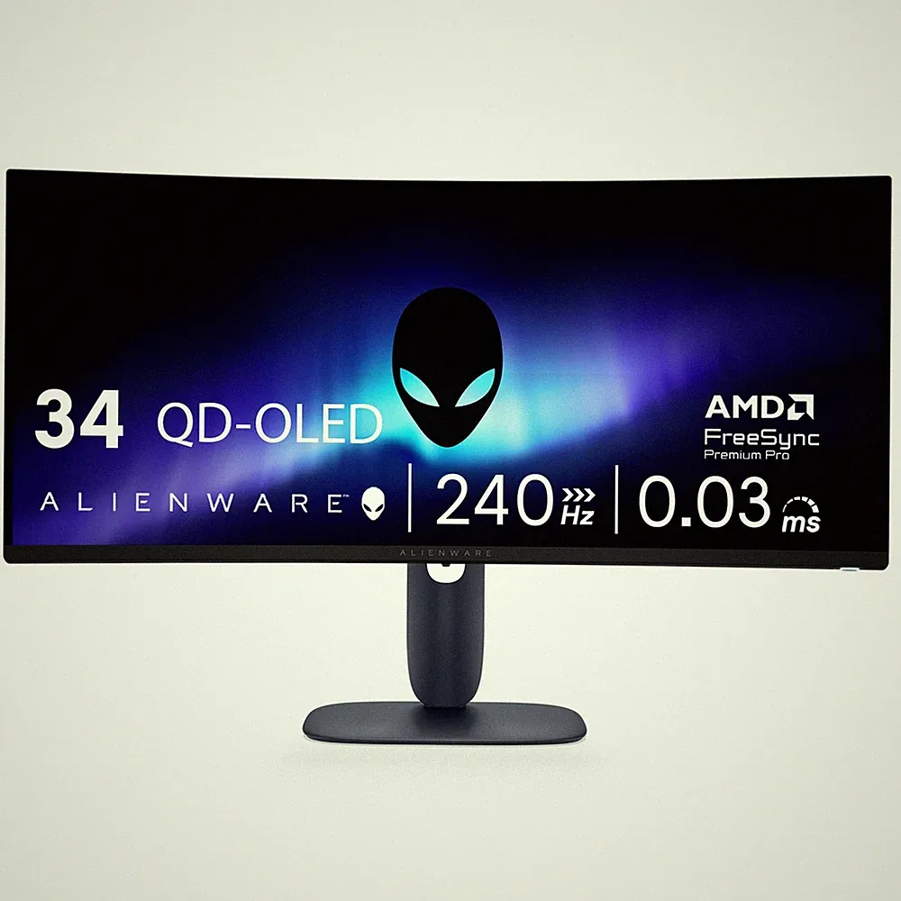 Alienware AW3425DW 34 240Hz QD OLED Curved Gaming Monitor