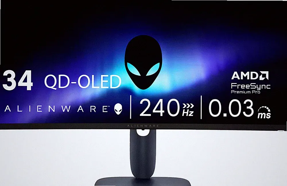 Alienware - AW3425DW 34" QD-OLED UWQHD 240Hz 0.03ms FreeSync Premium Pro Curv...