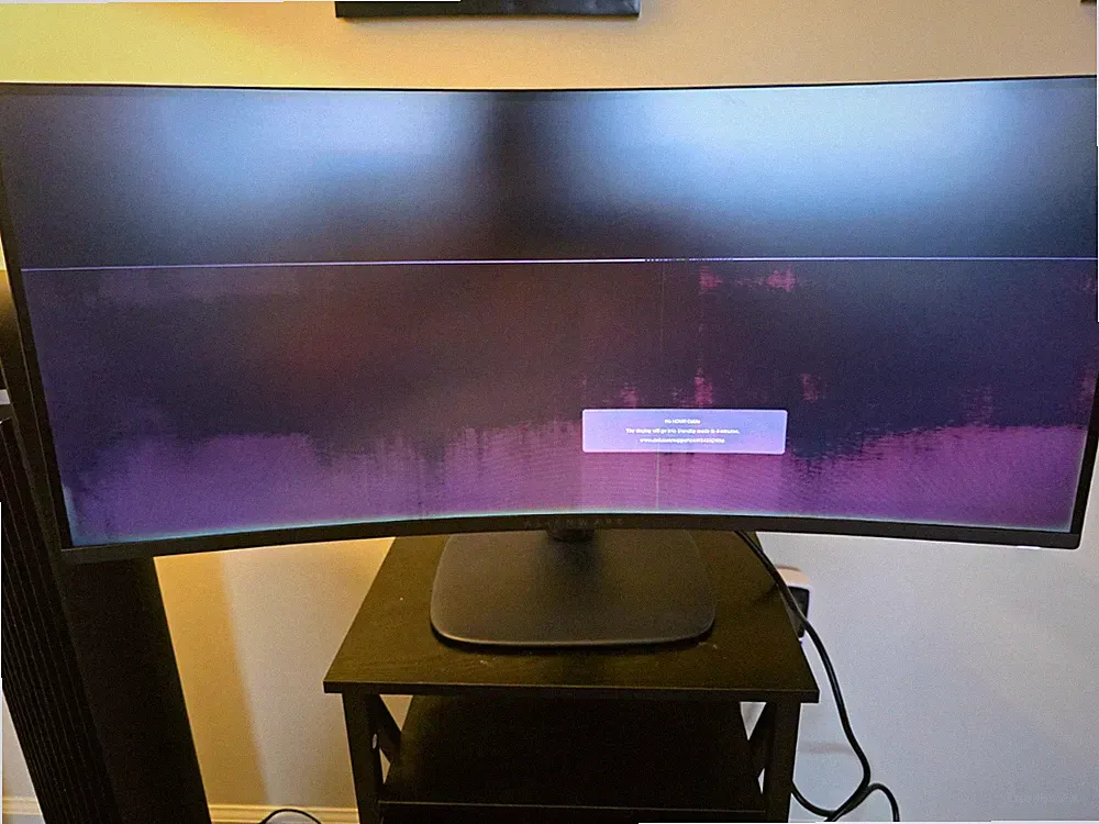 Alienware AW3425DWM 34" Curved Ultrawide 3440x1440 144Hz 2ms Black BAD LCD