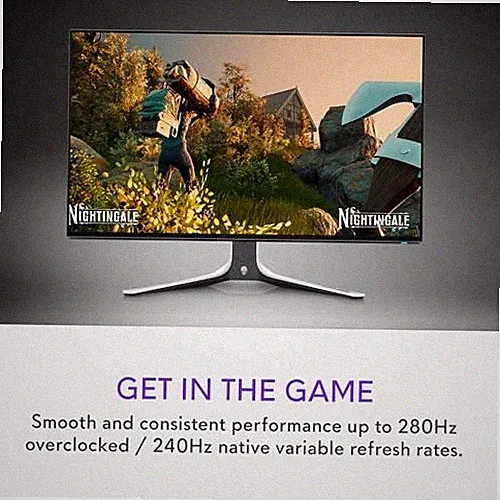 ALIENWARE GAMING MONITOR - 27-INCH (2560 X 1440) 240HZ DISPLAY (DP - LUNAR