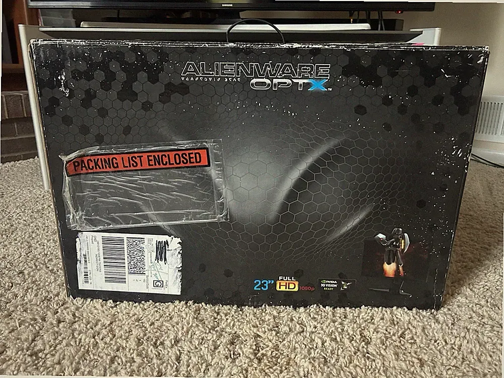 Alienware OptX AW2310 23in 1080p 120Hz 3ms LCD Gaming 3D HDMI DP DVI
